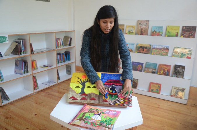 Las mediadoras de lectura de la Sala Cota Carvallo participarán en la narración de libros de tela y en la presentación de la colección de textos de la sala infantil. (Foto: Bereniz Tello)