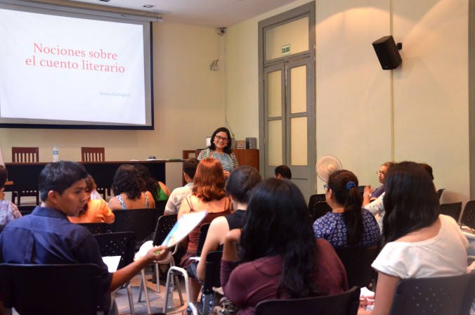 Jéssica Rodríguez es una de las coordinadoras del Seminario-Taller de Enseñanza de la Literatura que se realiza a inicios de año en la Casa de la Literatura. (Foto: Marco Ramírez)