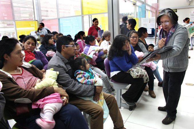 Actualmente el programa Bebetecas se desarrolla en la Maternidad de Lima. (Foto: Bereniz Tello)
