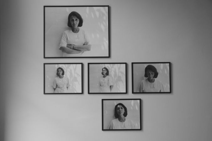 Retratos de Blanca Varela hechos por Mariella Agois y que forman parte de la exposición de homenaje que realiza la Casa de la Literatura. 