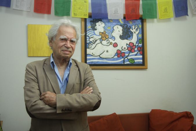 Rodolfo Hinostroza en una imagen de 2013 cuando fue distinguido con el Premio Nacional de Cultura. (Imagen: Ministerio de Cultura)