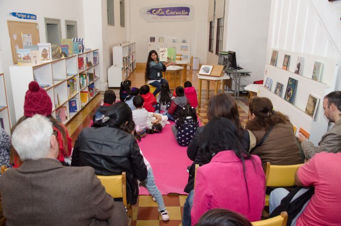 Las actividades familiares son dirigidas por las mediadoras de la Sala Cota Carvallo. (Foto: Diego Díaz).