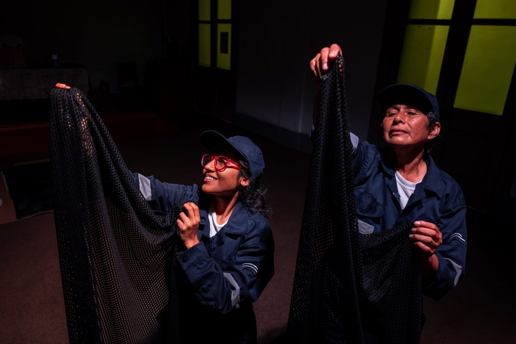 Una escena de la obra que se presenta cada semana en nuestro auditorio. (Foto: Tom Quiroz)