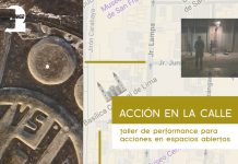 Taller de performance para acciones en espacios abiertos